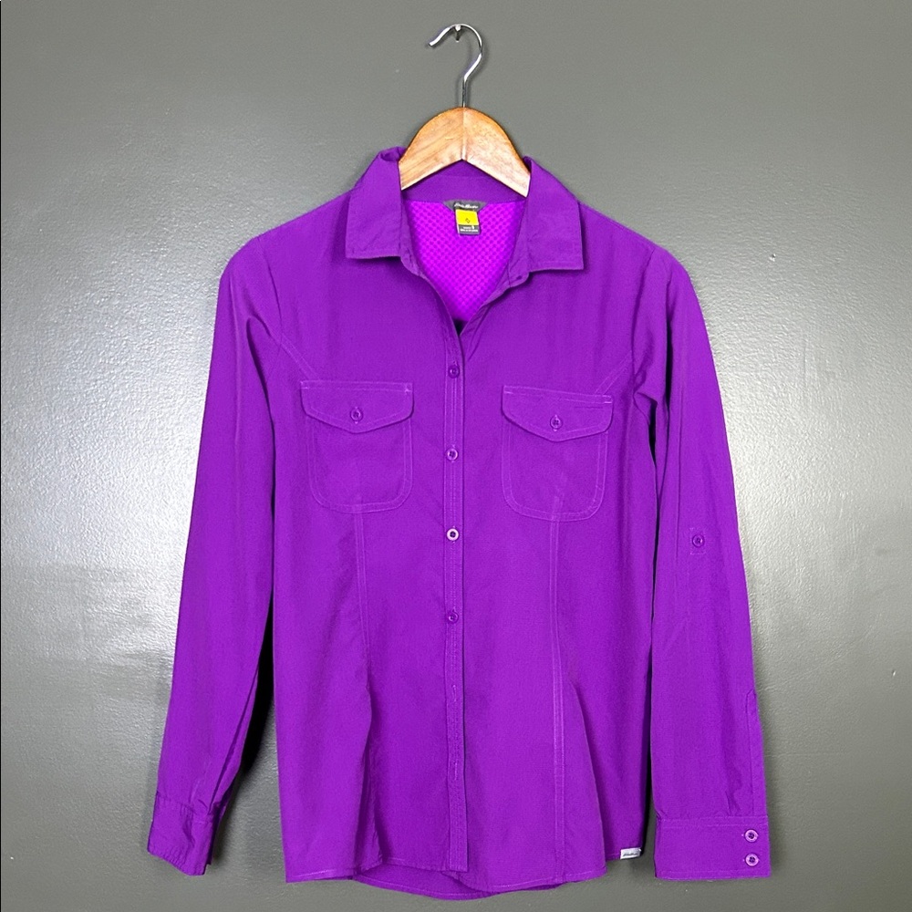Eddie Bauer Women's Purple Performance Top
